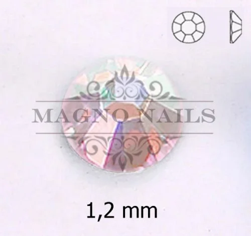 Glas Ministrasssteine rund - Light Rose AB Nail Art Nails Nagel Nögel Nailart